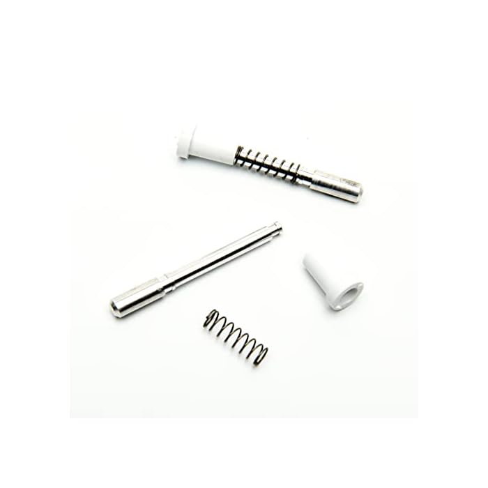 25-Pack, White CAPS, Window Screen Plunger Latches, 5/32? X 1-1/2?, Made in The USA