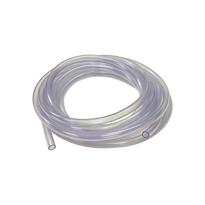 EZ-FLO 1/4 Inch ID (3/8 Inch OD) PVC Clear Vinyl Tubing, 10 Foot Length, 98617