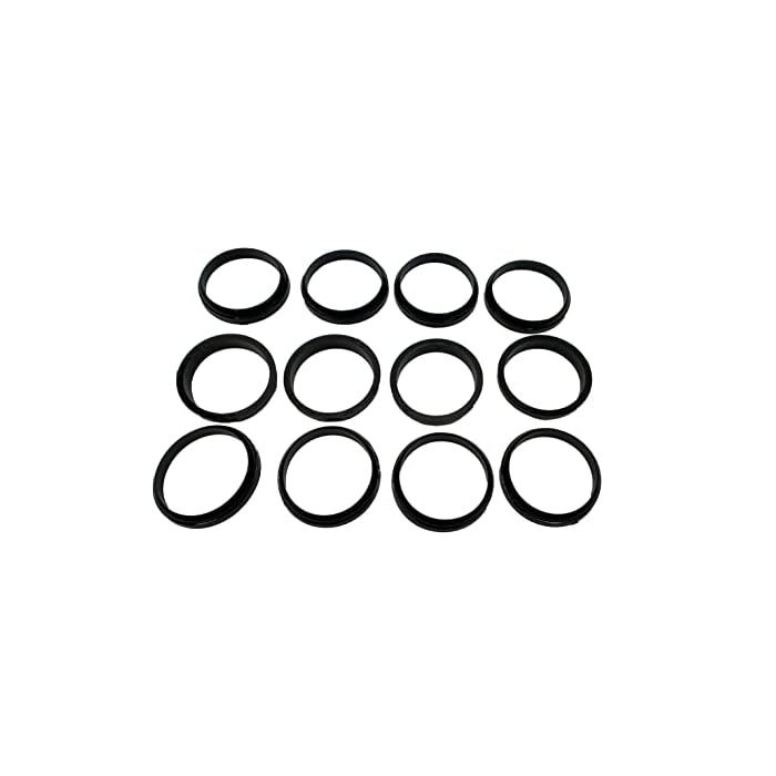 12-Pack Slip Joint Washer, 1-1/2 in, TPR Rubber, 1-1/2? Tubular Pipe p-Trap Seal Washer for Sink Drain
