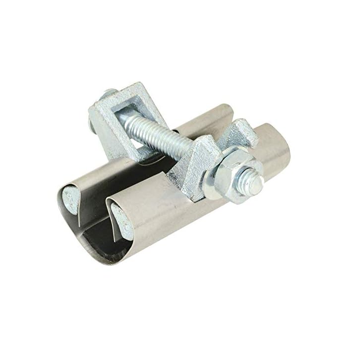Eastman 1/2 Inch IPS Pipe Repair Clamp, 3 Inch Length, Stainless Steel, 45181