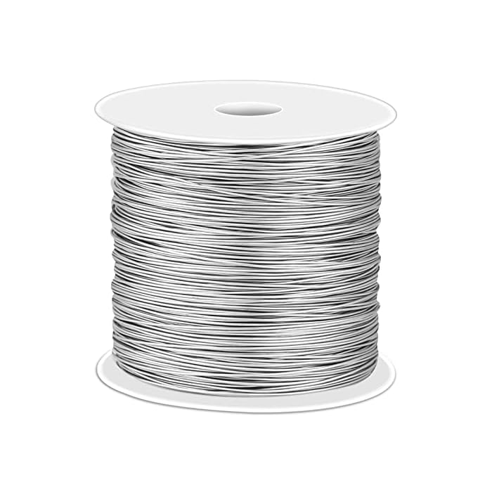 24 Gauge Stainless Steel Wire for Jewelry Making, Bailing Wire Snare Wire Trapping for Craft and Jewelry Making